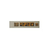 Mercedes B 220D Compatible Chrome Emblem Label Nameplate Badge A247 817 12 00