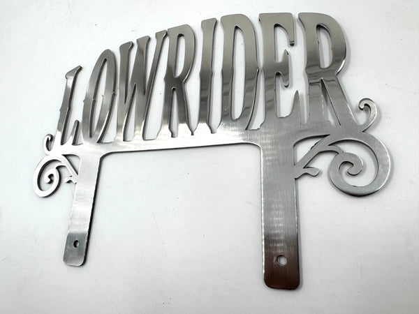 Lowrider Club Classic Metal Hot Rod Window Sign Plaque Laser Cut 8x11"