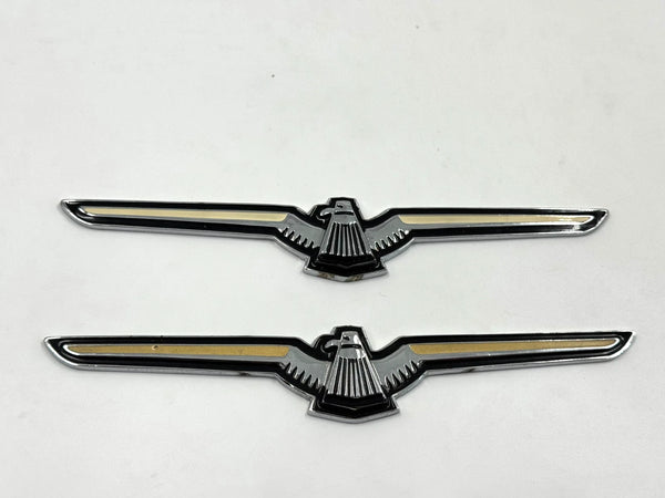 Ford Thunderbird 60's Compatible Decorative Tail Emblem Ornament Badge 2pcs