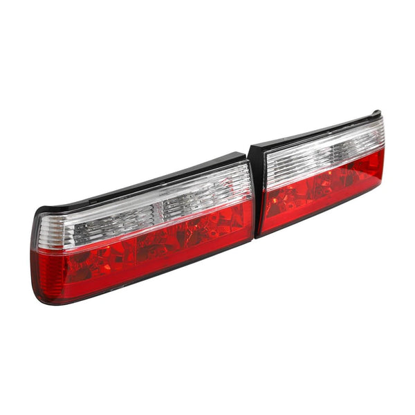 BMW E30 1988-1991 Compatible Tail Light Set Red Clear MHW