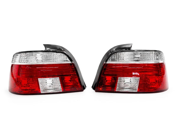 BMW E39 5 Series Sedan tail light set, red and clear