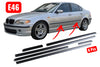 BMW E46 M3 Badge Sedan 1998-2005 Compatible Body Side Molding Door Moulding Trim