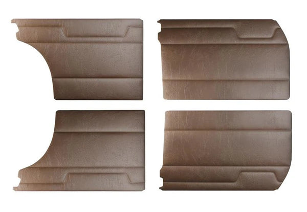 Mercedes W115 200 230 230.4 230.6 220D Compatible Interior Door Panel Set Brown 4pcs