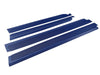 Mercedes W108 SEL 300 SEB Compatible Dark Blue Color Door Sill Rubber Mat Set 4 Pieces