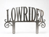 Lowrider Club Classic Metal Hot Rod Window Sign Plaque Laser Cut 8x11"
