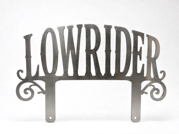 Lowrider Club Classic Metal Hot Rod Window Sign Plaque Laser Cut 8x11"