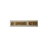 Mercedes C200 CDI Compatible Chrome Emblem Label Nameplate Badge A205 817 37 00