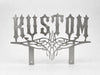 Kustom Club Classic Metal Hot Rod Window Sign Plaque Laser Cut 8x12"