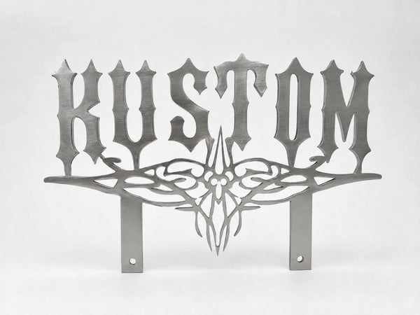 Kustom Club Classic Metal Hot Rod Window Sign Plaque Laser Cut 8x12"