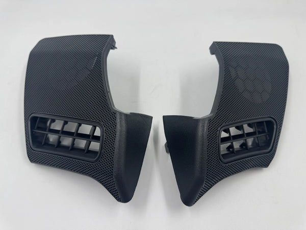 Mercedes E Series W210 96-99 Compatible Front Dashboard Speaker Cover Left+Right 2pcs Black