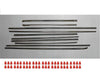 Mercedes Benz W114 W115 Sedan Compatible 4 Doors Side Mouldings Trim 10 Pieces Plastic