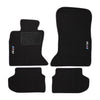 BMW F10 5 Series 2013-2017 Compatible Black Carpet Floor Mat Set