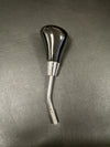 Mercedes W124 R129 SL 1989-1998 Compatible Piano Black Gold Emblem Wood Shift Knob