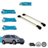Fits Mercedes Ml Class W164 2006-2010 Roof Rack Cross Bars Rails Alu Grey Set