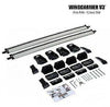 Mazda Mpv 2006-2016 Compatible Silver Roof Rack Cross Bars