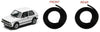 Rubber Front And Rear Window Windshield Glass Seal Gaskets Vw Golf 1 Mk1 74-82