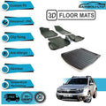 3D Floor Mat & Cargo Mat Set Of 5 Pcs Fits For Renault Dacia Duster 2011-2015