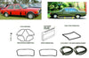 4 Doors Full Rubber And Trim Set Mercedes Benz W123 Sedan
