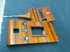 Mercedes R107 W107 SL Compatible Zebrano Color Shift Knob Climate Shift Frame Ashtray