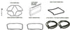 Mercedes Benz W123 Full Rubber Door Trunk Bumper Window Seals 14 Pcs