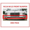 Mercedes Benz W114 W115 Front Bumper Rubber 1 Piece Long Type New