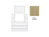 Mercedes W123 Coupe C123 280Ce Interior Headliner With Sunroof Fit Cream Color 1236901050