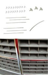 Mercedes W116 Grille Moulding Trims Set 7 Pieces With 21 Clips Express Shipping