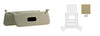 Mercedes W115 4 Door Roof Headliner With Sunroof And Sunvisor Fit Cream Color