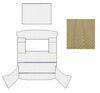 Mercedes W116 S Class Roof Ceiling Sky Headliner With Sunroof Fit Cream Color 1167800240