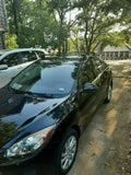 Mazda 3 Sedan 4 Doors 2009-2014 Compatible Black Roof Rack Cross Bars