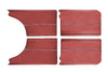 Mercedes W109 Sel 280Sel Long Door Panel With Chrome Trim Maroon Claret Red Pair
