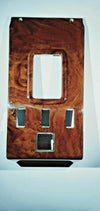 Mercedes R107 W107 C107 SL SLC 280 SLC 300SL 350SL Compatible Burl Wood Shifter Frame