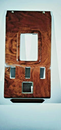 Mercedes W124 Compatible Walnut Color Burl Wood Shifter Frame And Climate Panel