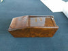 Mercedes S Class W126 Sel Compatible Walnut Color Wood Console Cassette Storage Box Insert Center