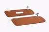 Mercedes W113 Pagoda Interior Sunvisor Mirror Tobacco Color Pair 67-71 250 Sl 280 SL