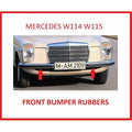 Mercedes Benz W114 W115 Front Bumper Rubbers 2 Pieces Short Type New