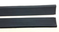 Pair Rubber Door Sill Cover Protection For Mercedes-Benz R107 C107 W107 SL Class - Black 1076860180 1076860280