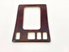 Mercedes W201 Compatible Walnut Color Burl Interior Shifter Frame Console Center Shifter Console