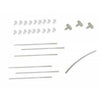 Mercedes Benz W126 Grill Molding Trims - 6 Vertical And 1 Horizontal Bars