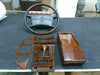 Mercedes C126 W126 560SEC 500SEL Compatible Wood Trim Set With Steering Wheel