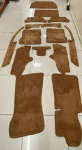 Floor Carpet Set for Mercedes SL R107 W107 Velour Floormats 15 Pieces Palomino
