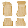 3D Molded Interior Car Floor Mat for Audi A5 Sedan 2007-2014 (Beige)