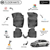 Custom Molded Rubber Floor Mat for Seat Toledo 2012 - Up Black