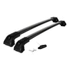 Strong Roof Rack Cross Bars for Toyota Rav4 2020 - Up Black