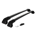 Strong Roof Rack Cross Bars for Seat Tarraco 2018 - Up Black