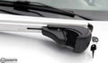 Black Fit For Subaru Legacy II Top Roof Rack Cross Bars Rails Lockable 1994-2002