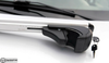 Silver Fit For Volkswagen Sharan Top Roof Rack Cross Bars Rails Lockable 2010-