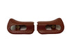 Sun Visor Trim Caps Set for Mercedes R129 SL Class 1994-2001 A1298110561 A1298110661