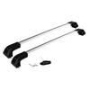 Strong Roof Rack Cross Bars for Seat Ibiza SW 2010 - 2017 Silver