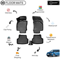 3D Molded Interior Car Floor Mat for Volkswagen Polo 2016-Up